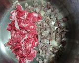 ずいきとオクラの牛肉スープ☆韓国猛暑対策作り方6写真