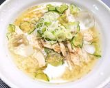 茹で汁活用☆ささみのスープご飯(冷や汁)作り方5写真