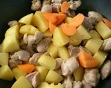 肉ジャガ？いや、なんちゃってチムタックだ作り方3写真