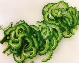 簡単にできるゴーヤとスパムの酢の物作り方2写真