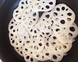 カリカリ☆れんこんのしらすチーズ焼き作り方1写真