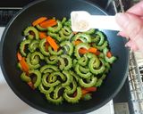 ゴーヤの味噌煮缶チャンプルー作り方4写真