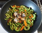 ゴーヤの味噌煮缶チャンプルー作り方6写真