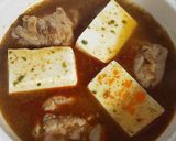 麻婆豆腐アレンジ　鶏肉入り作り方3写真