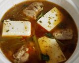 麻婆豆腐アレンジ　鶏肉入り作り方5写真
