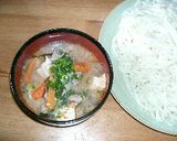豆乳ピリ辛うどんつけ麺作り方4写真