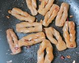 簡単絶品☆ねじりこんにゃくのにんにく炒め作り方3写真