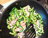 白だしで簡単♪豚肉とゴーヤの炒め物作り方3写真