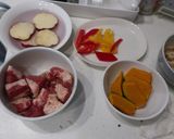 揚げない 根菜とポークの酢豚デパ地下味?作り方2写真