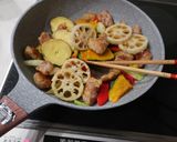 揚げない 根菜とポークの酢豚デパ地下味?作り方4写真