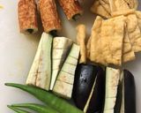 4種のガッツリ肉巻きナス竹輪オクラ薄揚げ作り方1写真