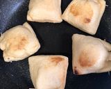 キャベツとはんぺんの油揚げ詰め焼き作り方3写真