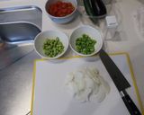 枝豆の冷製ポタージュと枝豆のムース作り方1写真