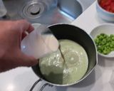 枝豆の冷製ポタージュと枝豆のムース作り方3写真