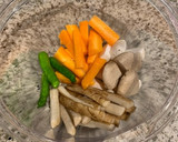 ぬか漬け鶏肉と旬野菜の炒め物作り方3写真