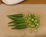 オクラと梅の混ぜご飯作り方1写真