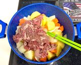 懐かしの味、普通のカレー。作り方5写真