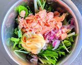 水菜とツナのサラダ作り方3写真