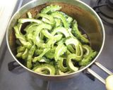 簡単生ゴーヤとスルメの甘醤油漬け作り方2写真