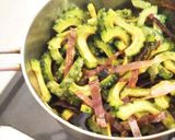 簡単生ゴーヤとスルメの甘醤油漬け作り方3写真