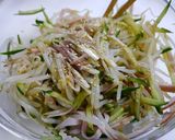 糖質オフ！ピリ辛☆無限もやし胡瓜作り方3写真