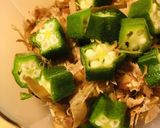 毎日の納豆●オクラ＆カツオ節作り方4写真