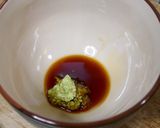 お酒が進む！なすのぬか漬けわさび醤油和え作り方1写真