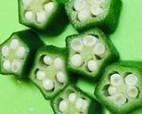 毎日の納豆●オクラ＆カツオ節作り方1写真