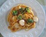 簡単豪華☆ホタテとブロッコリーのパスタ作り方10写真