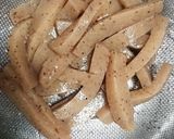 お弁当★こんにゃくカレーチーズ焼き★副菜作り方1写真