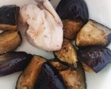 お弁当★なす×スナップエンドウマリネ作り方1写真