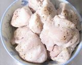 レンジ用圧力鍋で、鶏もも肉の塩胡椒煮作り方5写真