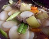 夏野菜のトックスープ 韓国料理コリアン作り方5写真