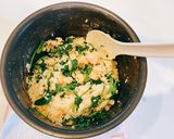明太子と空芯菜の炒飯作り方4写真