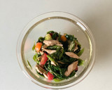 夏和え物【オクラとモロヘイヤのぽん酢和え作り方3写真