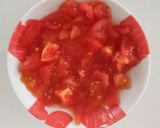 離乳食★ミニトマトと鯛のおかず★作り方3写真