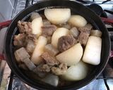 ストウブで作るトロトロ牛すじ肉大根作り方7写真