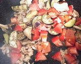 【簡単】フレッシュトマトとナスのパスタ作り方3写真