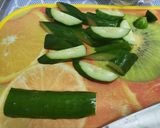 ミニトマトときゅうり豚バラ夏野菜炒め作り方1写真