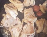 鶏と梅の照り煮作り方3写真