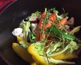 手羽先と彩り夏野菜の蒸し焼き作り方4写真