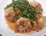 鶏と梅の照り煮作り方4写真