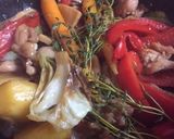鶏肉と彩り夏野菜の蒸し焼き テーブル映え作り方4写真