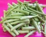 ささげのごまみそ和え作り方1写真