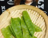 リカちゃん♡冬瓜と鶏肉 絹さやの煮物作り方11写真
