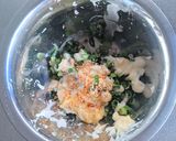 はんぺんの青ネギマヨ焼き作り方1写真
