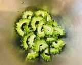 ゴーヤと鯖缶のカレー味【ホットクック】作り方2写真