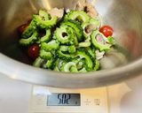 ゴーヤと鯖缶のカレー味【ホットクック】作り方4写真