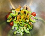 ゴーヤと鯖缶のカレー味【ホットクック】作り方5写真