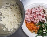 粉なしお好み焼き作り方2写真